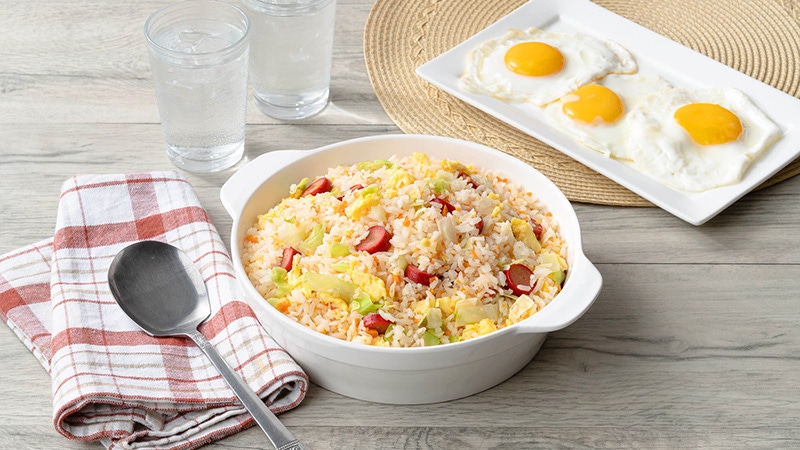 All-in-One Hotdog Fried Rice 