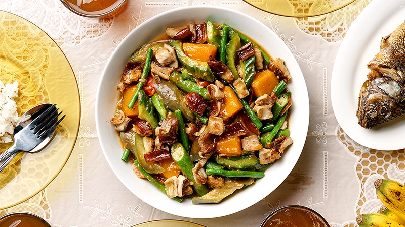 Pinakbet with Lechon