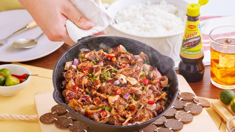 Savorventure Squid Sisig