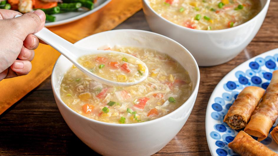 Chinese-Style Crab and Vegetable Soup
