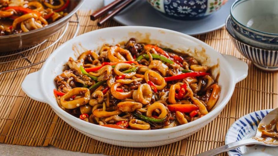 Stir Fried Squid