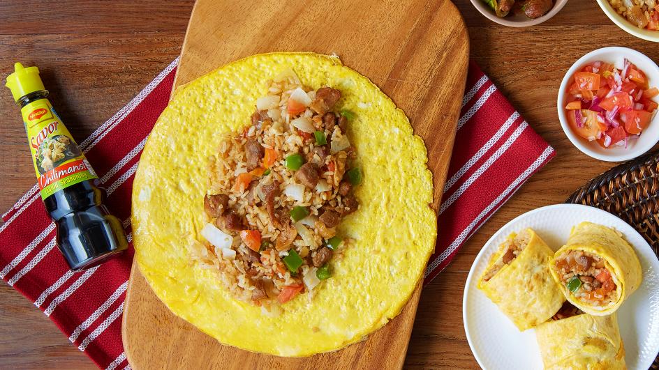 Breakfast Pork and Egg Burrito Recipe