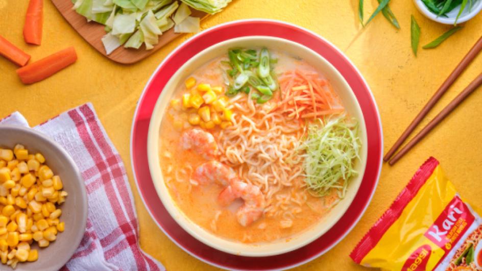 Creamy and Cheesy Kari Ramen​