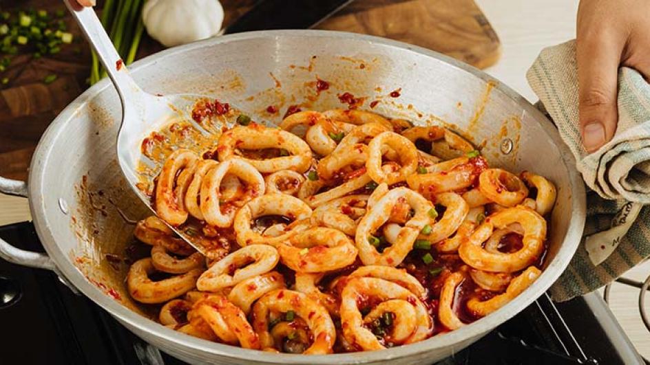 Sizzling Chili Squid