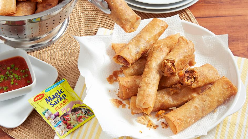 Lumpiang Sardinas with Sweet Spicy Sauce Recipe
