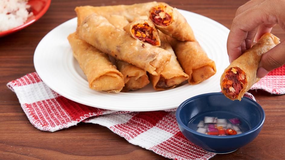 Lumpiang Corned Beef