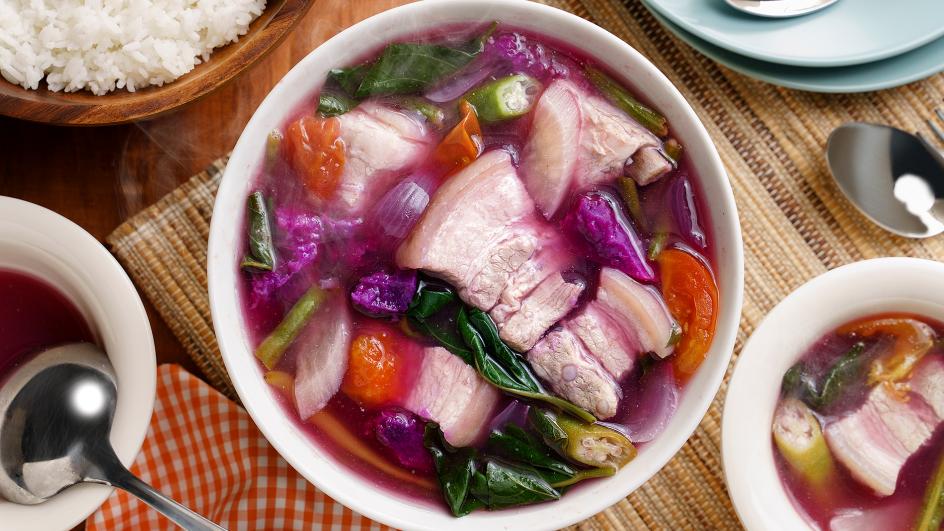Pork Sinigang with Ube Recipe