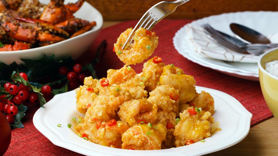 Salted Egg Shrimps