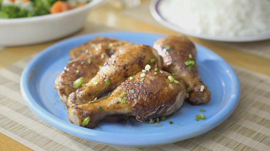 Fried Chicken with Oyster Sauce