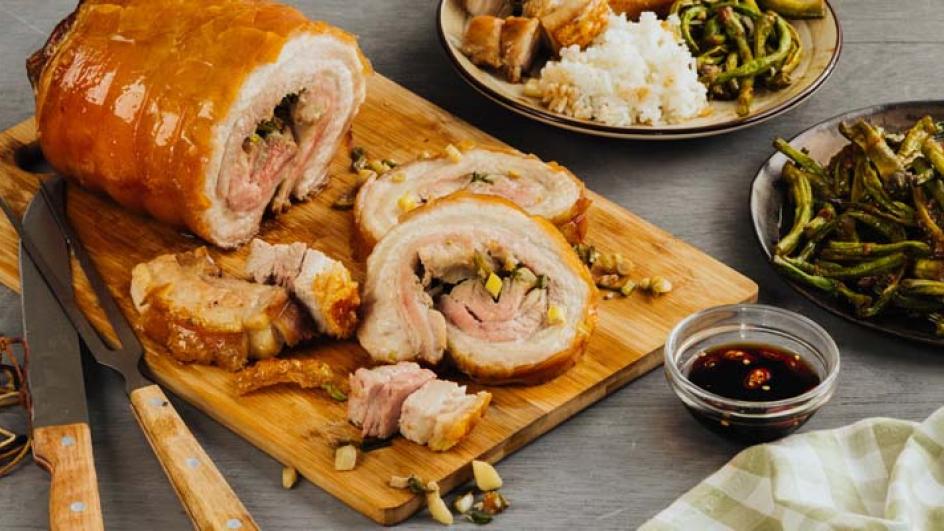 Italian Style Roast Pork Belly