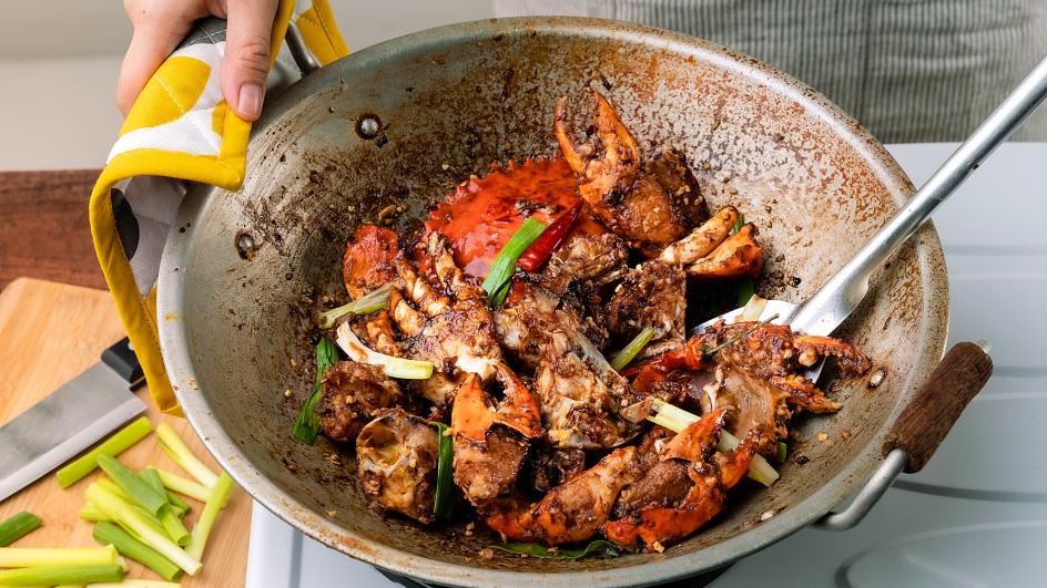 Spicy Garlic Crab