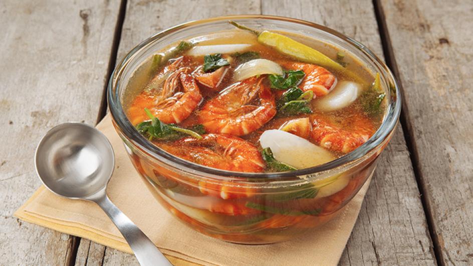 Sinigang na Sugpo sa Sampaloc
