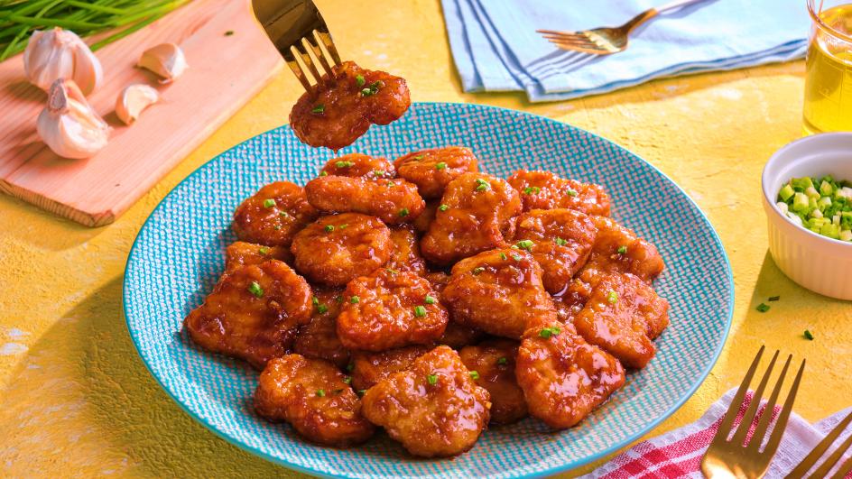 Oyster Glazed Chicken Nuggets Recipe