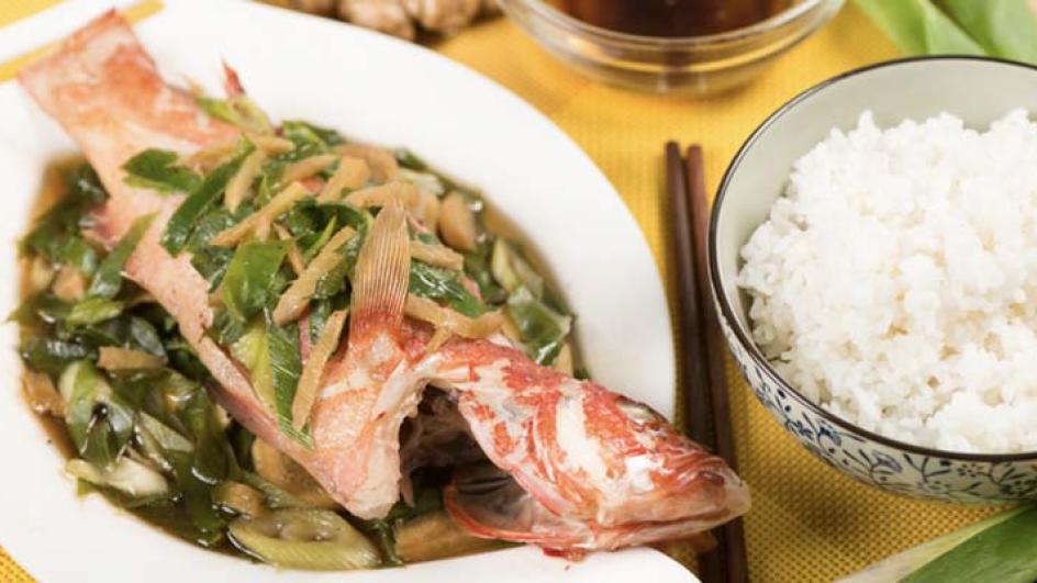 Steamed Lapu-Lapu