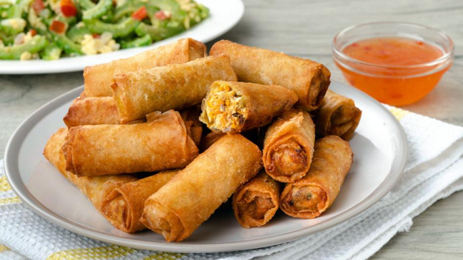 Lumpiang Shanghai with Galunggong