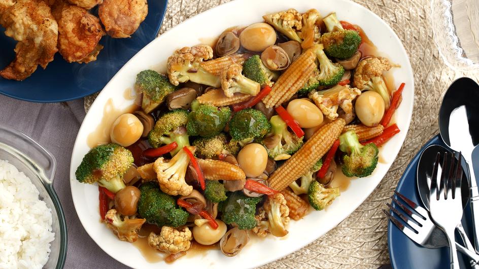 Oyster Mixed Vegetables Recipe