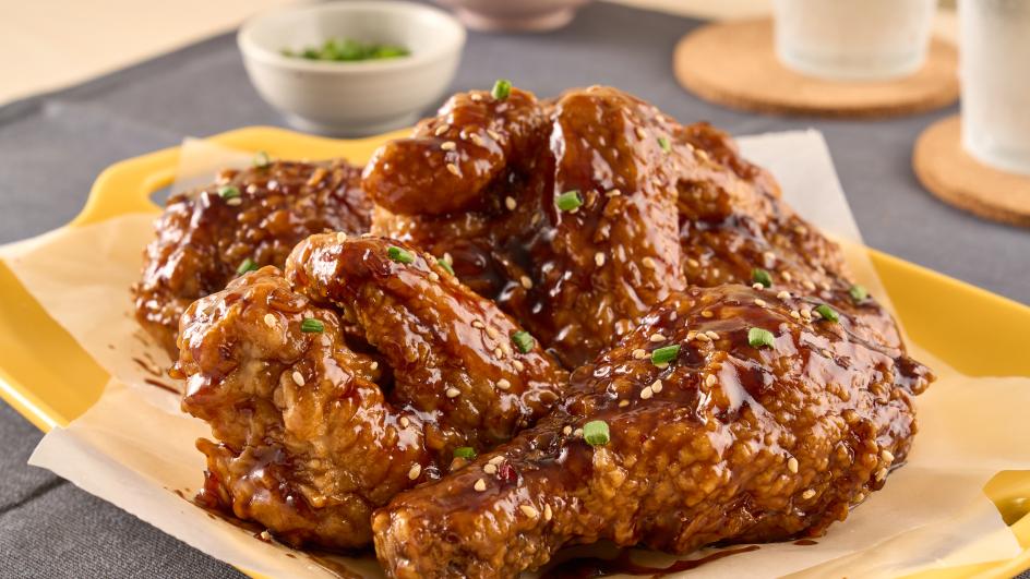 Glazed Fried Chicken