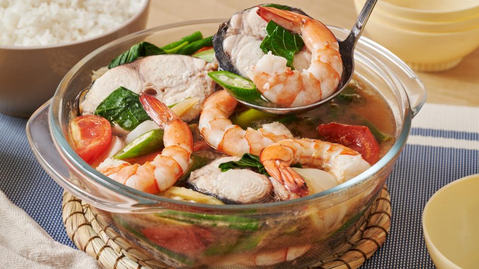 Fish and Shrimp Sinigang