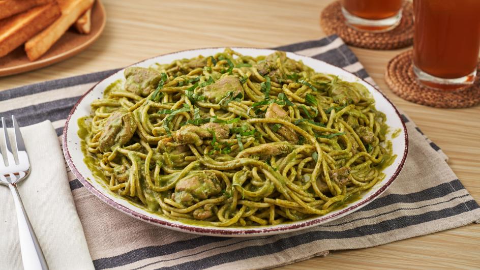 Chicken Pesto Spaghetti