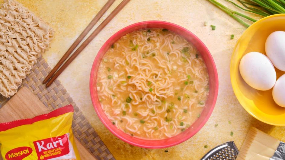 Cheesy Kari with Egg Recipe