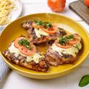 Grilled Chicken with Tomato and Cheese