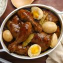 Chicken Adobo with Egg and Oyster Sauce