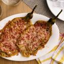Tortang Talong at Corned Beef