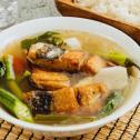 Sinigang na Pritong Bangus