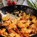 Prawns in Salted Egg Butter Sauce
