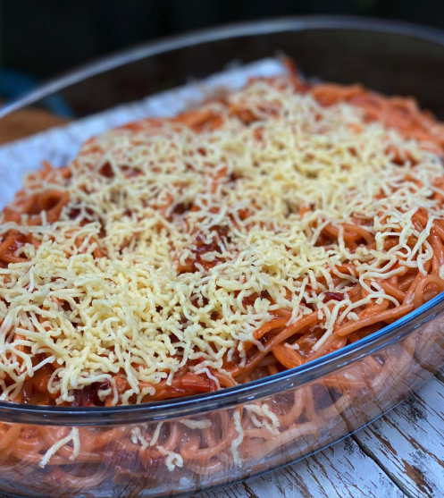 Corned Beef Spaghetti