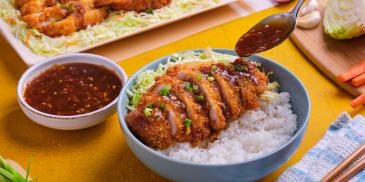 Chicken Katsu with Oyster Sauce
