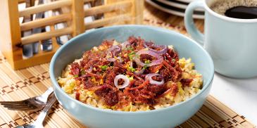 Crispy Corned Beef Fried Rice