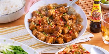Savorventure Honey-Garlic Tofu