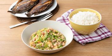 Ginisang Ampalaya with Giniling