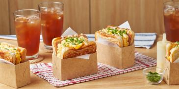 Korean-Style Egg Drop Sandwich