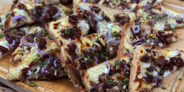 Corned Beef White Pizza