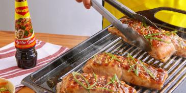 Oyster Salmon Teriyaki