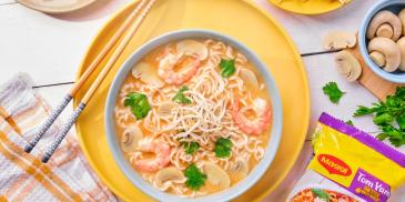 Tom Yam with Shrimp and Coconut