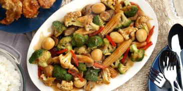 Oyster Mixed Vegetables Recipe