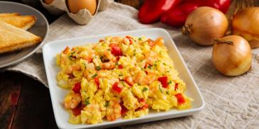 Scrambled Egg with Shrimp